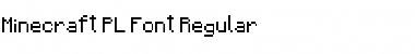 Download Minecraft PL Font Regular Font