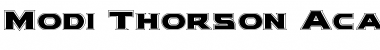 Download Modi Thorson Academy Font