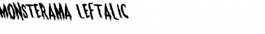 Download Monsterama Leftalic Italic Font