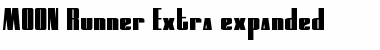 Download MOON Runner Extra-expanded Extra-expanded Font