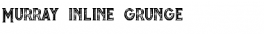 Download Murray inline grunge Regular Font