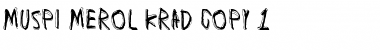 Download Muspi Merol Krad Regular Font