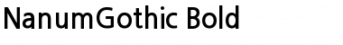 Download NanumGothic Bold Font