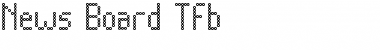 Download News Board Tfb Regular Font