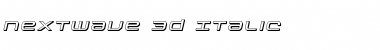 Download Nextwave 3D Italic Italic Font