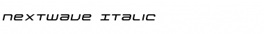 Download Nextwave Italic Italic Font