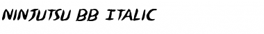 Download Ninjutsu BB Font