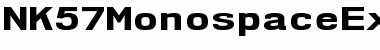 Download NK57 Monospace Expanded ExtraBold Font
