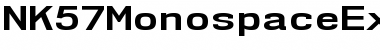 Download NK57 Monospace Expanded Bold Font