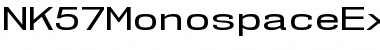 Download NK57 Monospace Expanded Font
