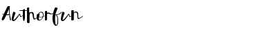 Download Authorfun Font Download Authorfun Font