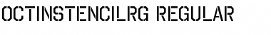 Download Octin Stencil Regular Font