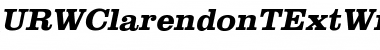 Download URWClarendonTExtWid Bold Oblique Font