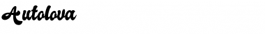 Download Autolova Font Download Autolova Font