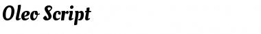 Download Oleo Script Font