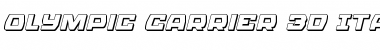 Download Olympic Carrier 3D Italic Font Download Olympic Carrier 3D Italic Font