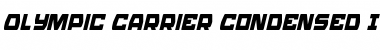 Download Olympic Carrier Condensed Italic Font Download Olympic Carrier Condensed Italic Font