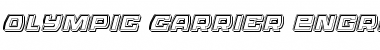 Download Olympic Carrier Engraved Italic Font Download Olympic Carrier Engraved Italic Font