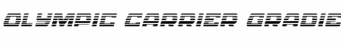 Download Olympic Carrier Gradient Italic Font Download Olympic Carrier Gradient Italic Font