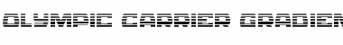 Download Olympic Carrier Gradient Font Download Olympic Carrier Gradient Font