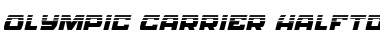 Download Olympic Carrier Halftone Italic Font Download Olympic Carrier Halftone Italic Font