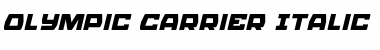 Download Olympic Carrier Italic Font Download Olympic Carrier Italic Font