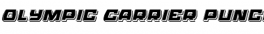 Download Olympic Carrier Punch Italic Font Download Olympic Carrier Punch Italic Font