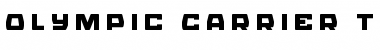 Download Olympic Carrier Title Font Download Olympic Carrier Title Font