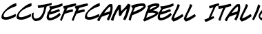 Download CCJeffCampbell Italic Font