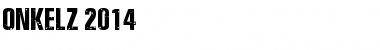 Download ONKELZ 2014 Font Download ONKELZ 2014 Font