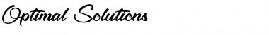 Download Optimal Solutions Font Download Optimal Solutions Font