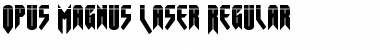 Download Opus Magnus Laser Font Download Opus Magnus Laser Font