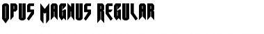 Download Opus Magnus Font Download Opus Magnus Font
