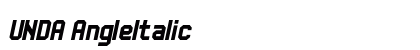 UNDA AngleItalic Preview