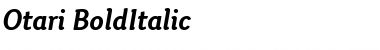 Download Otari Bold Italic Font