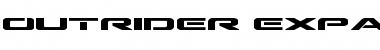 Download Outrider Expanded Bold Font