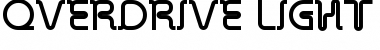 Download Overdrive Light Alternate Font