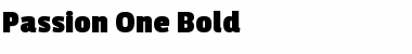 Download Passion One Bold Font