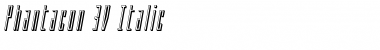 Download Phantacon 3D Italic Font