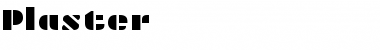 Download Plaster Font
