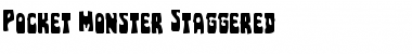 Download Pocket Monster Staggered Font