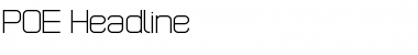 Download POE Headline Font