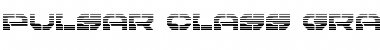 Download Pulsar Class Gradient Font