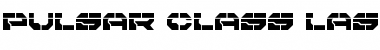 Download Pulsar Class Laser Font