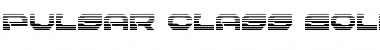 Download Pulsar Class Solid Gradient Font