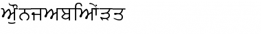 Download PunjabiText Font
