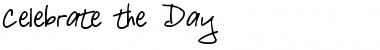 Download Celebrate the Day Regular Font