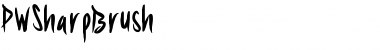 Download PWSharpBrush Font Download PWSharpBrush Font
