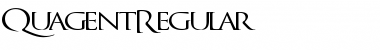 Download QuagentRegular Regular Font