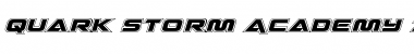 Download Quark Storm Academy Italic Font